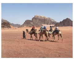 Help us in the beautiful desert of Wadi Rum