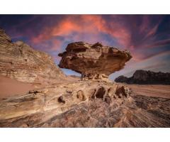 Help us in the beautiful desert of Wadi Rum