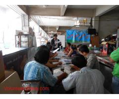 Teaching English Language conversation for local people in Thailand