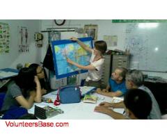 Teaching English Language conversation for local people in Thailand
