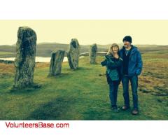 Help on a croft on Bernera in the western isles of Scotland.