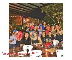 Volunteer at our non-profit bar in Kuching, Malaysia