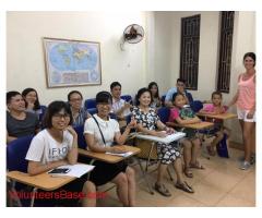 Volunteer as an English teacher at the Vietnam National University of Forestry
