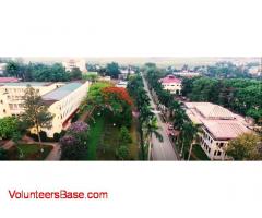 Volunteer as an English teacher at the Vietnam National University of Forestry