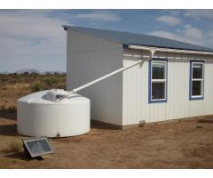 Pearce, Arizona- construction of a zero carbon emissions Eco cabin at Savanna Hermitage