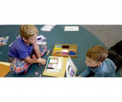 Teaching in small and friendly Montessori School