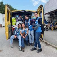 Volunteering for displaced women in Northern France