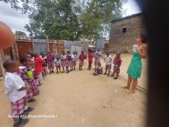 Help at School in Changamwe, Mombasa Kenya.