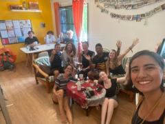 Contribute your skills and time in exchange for free accommodation at a hostel.