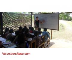 Volunteer Teaching in Cambodia