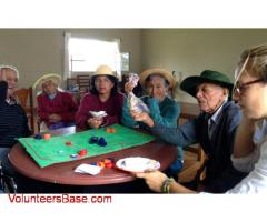 Ayuda en tareas sencillas en el Hogar de Ancianos! en Chincha Perú.